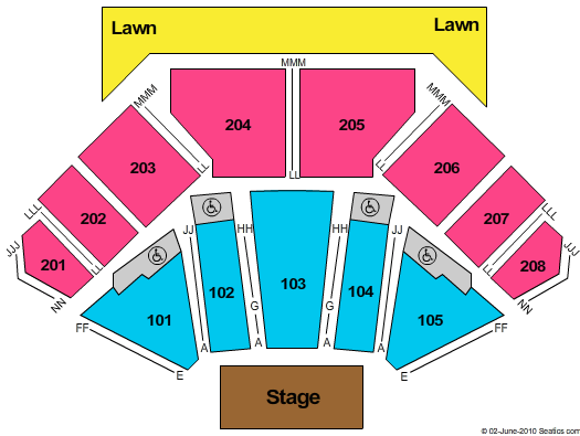 Credit Union 1 Amphitheatre Jonas Brothers Seating Chart